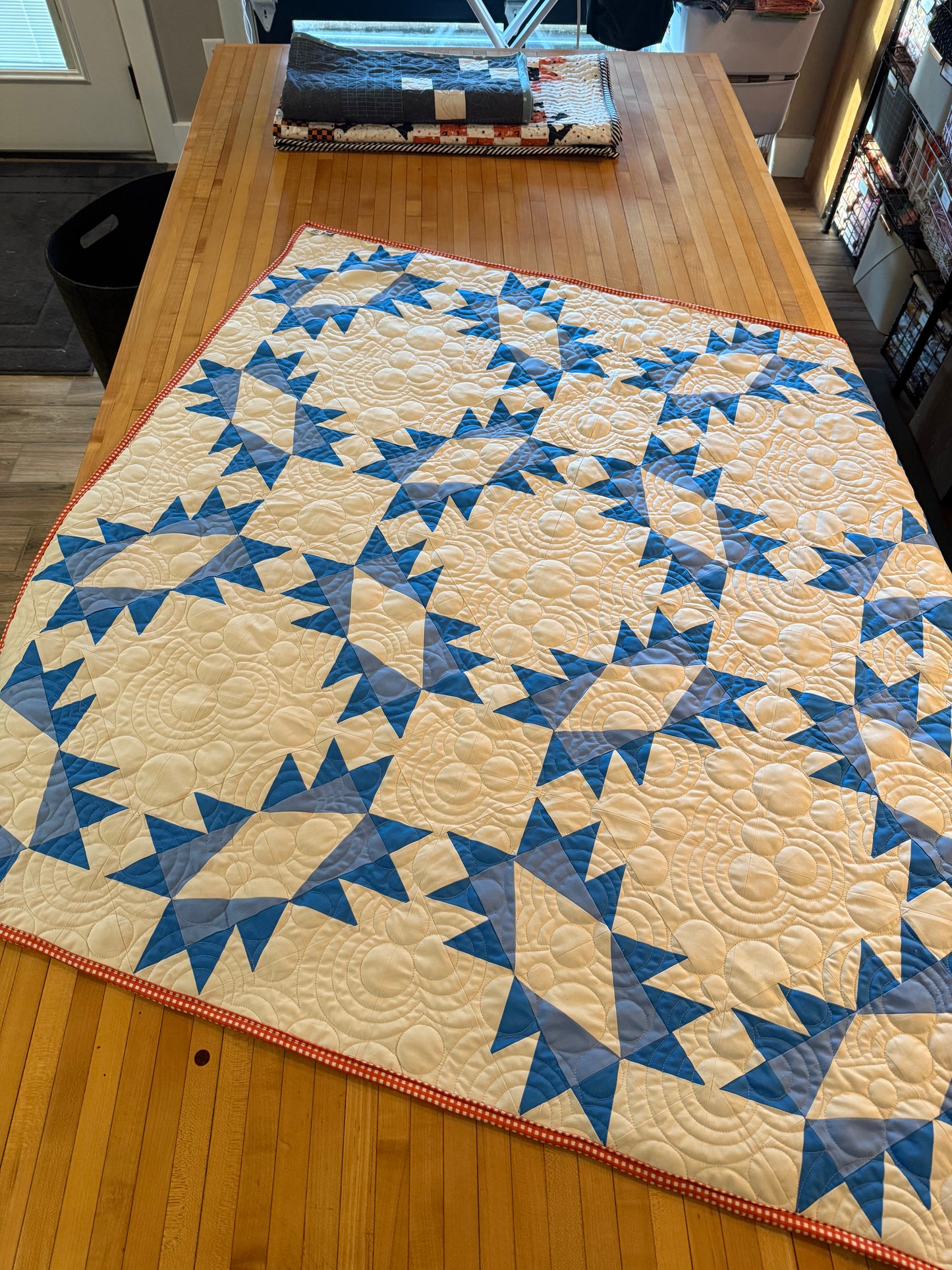 Folkwell quilt - 47” x 47”