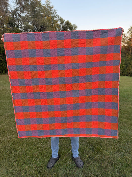 Folkwell quilt - 47” x 47”