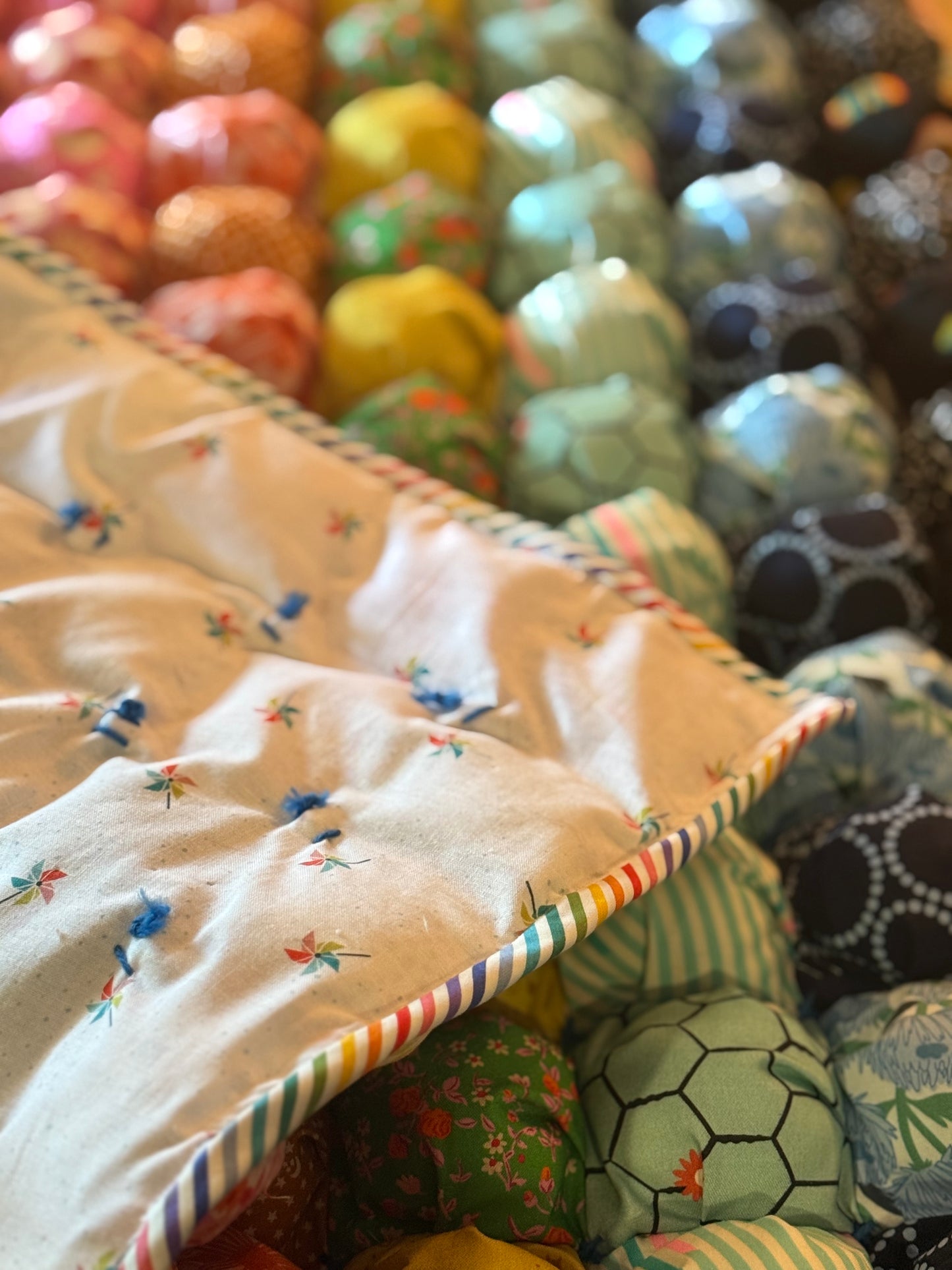 Puff quilt/play mat 30”x28”