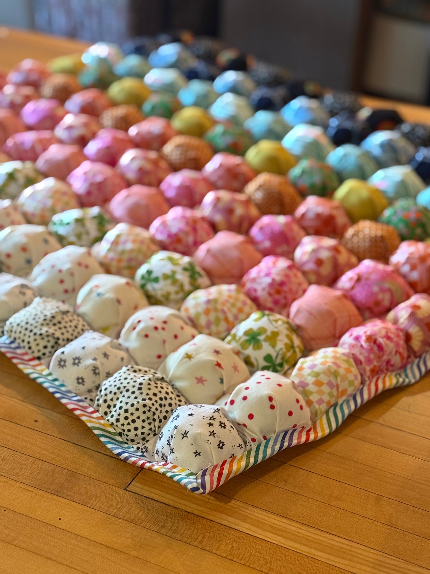 Puff quilt/play mat 30”x28”