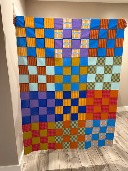 9 Patch Quilt 48” x 64”