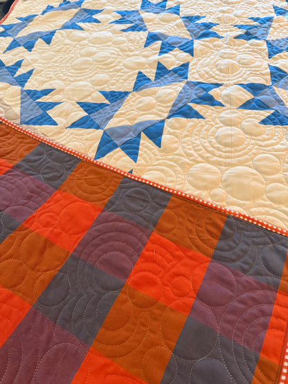 Folkwell quilt - 47” x 47”