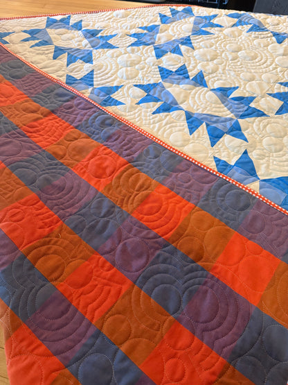 Folkwell quilt - 47” x 47”