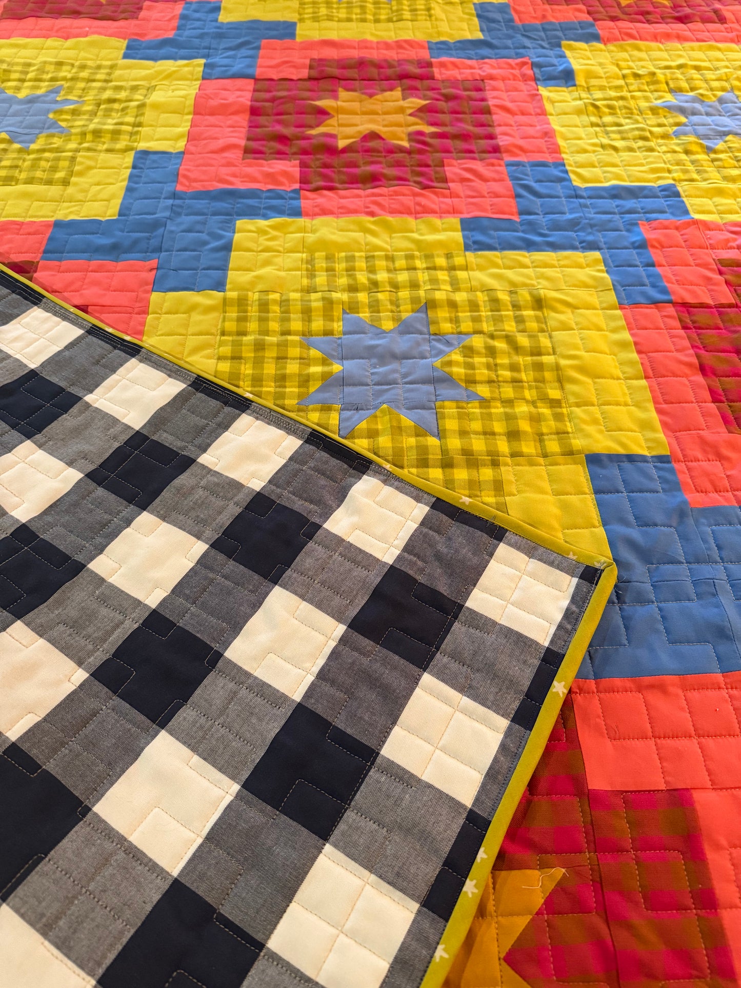 Meadow Star Quilt - 48” x 65”