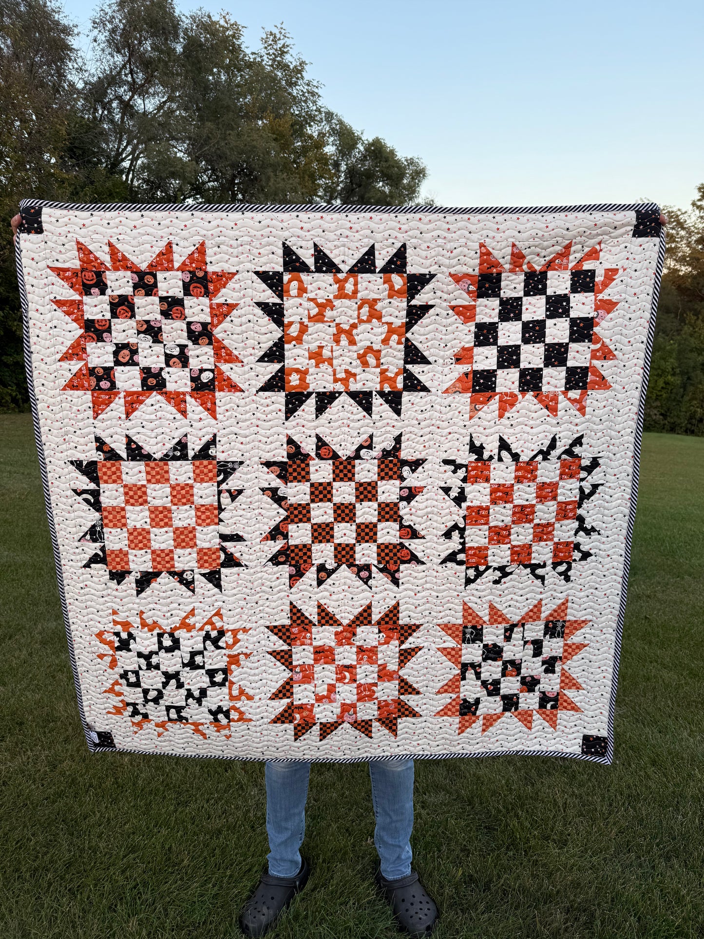 Halloween Quilt 52” x 52”