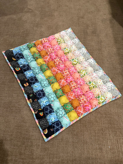 Puff quilt/play mat 30”x28”